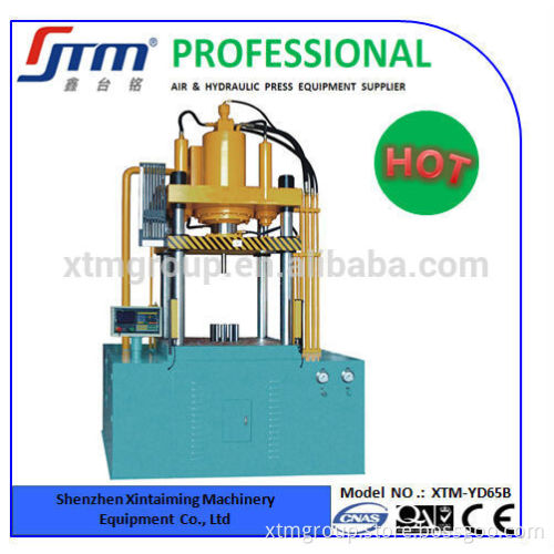 Hydraulic Power Source and Double Action Deep Drawing Hydraulic Press Type Aluminium Cookware Manufacture Machine